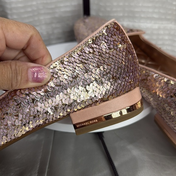 (H5)MICHAEL KORS ALYSSA SLIP ON BALLET SLIP-ON FLATS FOR WOMEN LOAFERS,size 8.5M - Picture 9 of 10